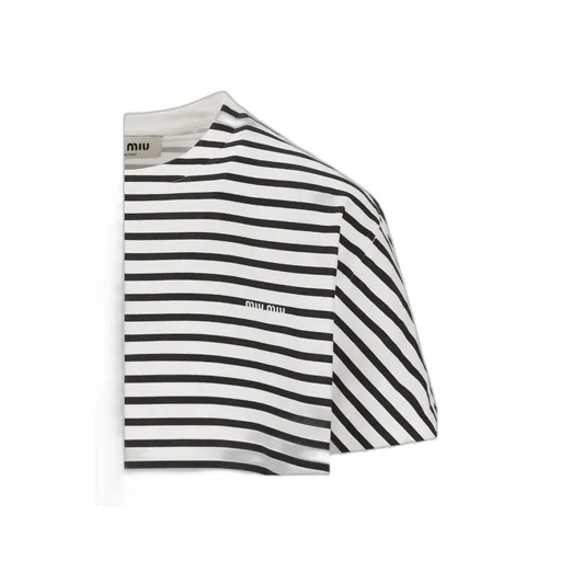 Cotton T-Shirt With Printed Logo