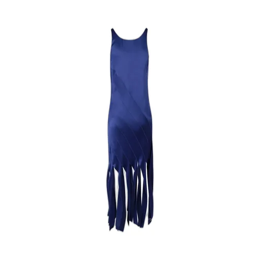 Stella Mccartney Fringed Hem Sleeveless Dress