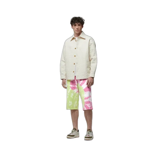Tie-Dye Print Bermuda Shorts