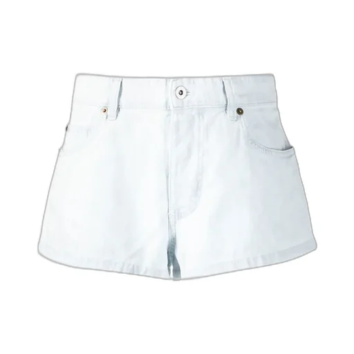Logo Denim Shorts