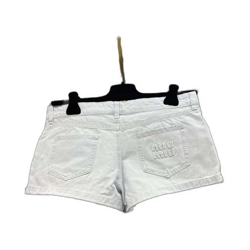 Logo Denim Shorts