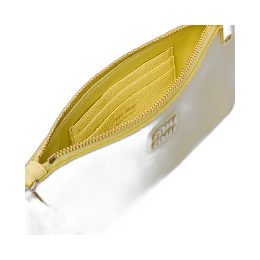 Logo-Lettering Clutch Bag
