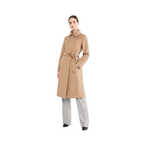 Max Mara Studio Double-Breasted Belted Coat