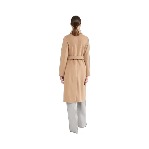 Max Mara Studio Double-Breasted Belted Coat