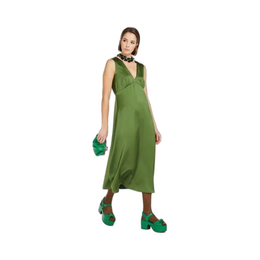 Trumpet Satin Dress