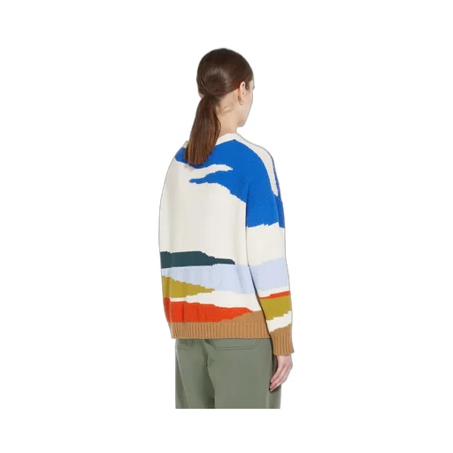 Intarsia Knitted Pullover