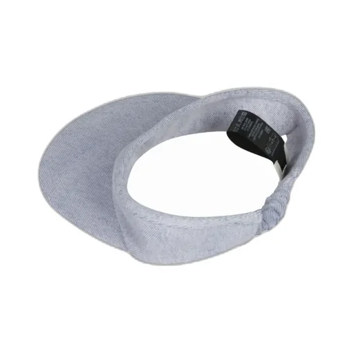 Logo-Embroidered Denim Visor Cap