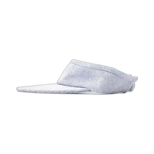 Logo-Embroidered Denim Visor Cap