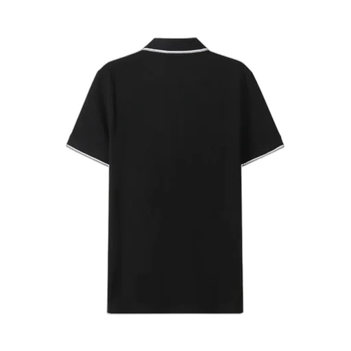 Contrasting-Trim Polo Shirt