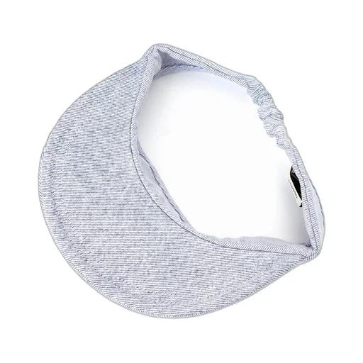 Logo-Embroidered Denim Visor Cap