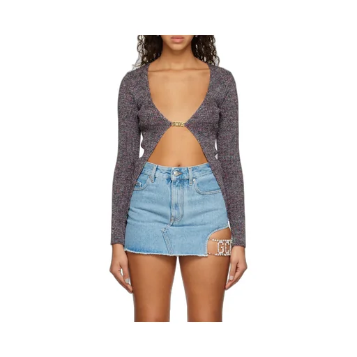 Glittered V-Neck Cardigan