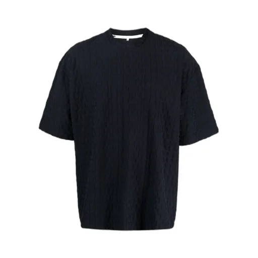 Sunnei Logo Embossed Crewneck T-Shirt