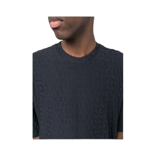 Sunnei Logo Embossed Crewneck T-Shirt