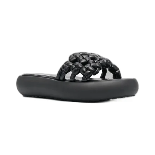 Woven Thick-Soled Slippers