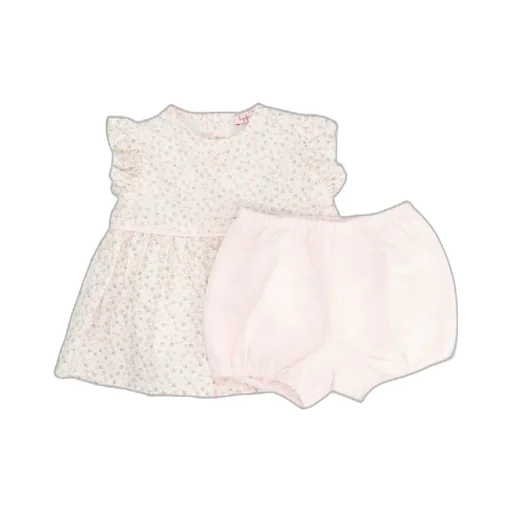 Il Gufo Floral-Printed Ruffled Trim Shorties