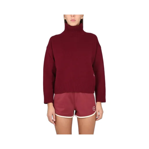 Sporty & Rich Logo Embroidered Knitted Sweater