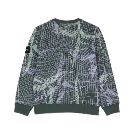 Logo-Patch Crew Neck Sweatshirt