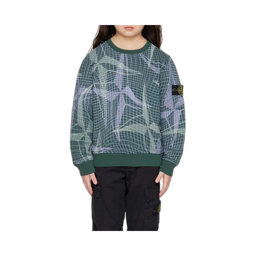Logo-Patch Crew Neck Sweatshirt