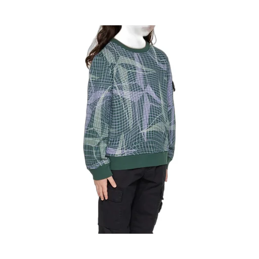 Logo-Patch Crew Neck Sweatshirt
