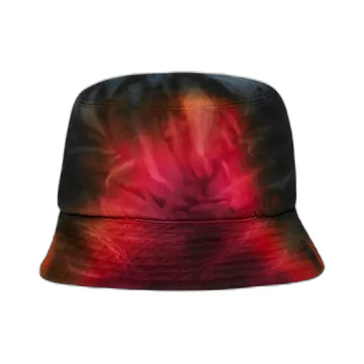 Tie-Dye Embroidered-Logo Bucket Hat