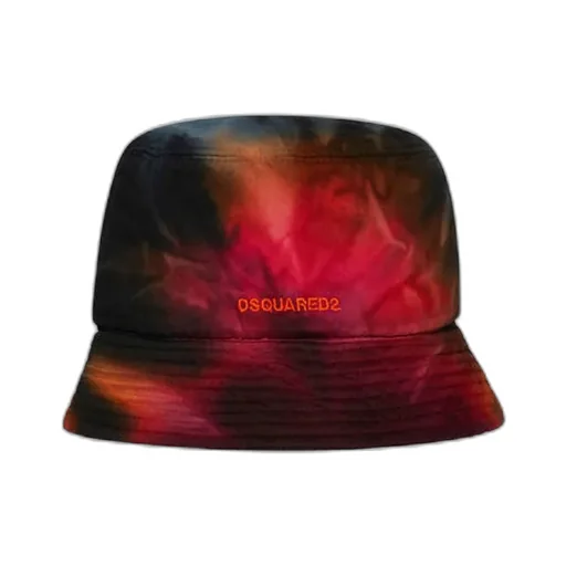 Tie-Dye Embroidered-Logo Bucket Hat
