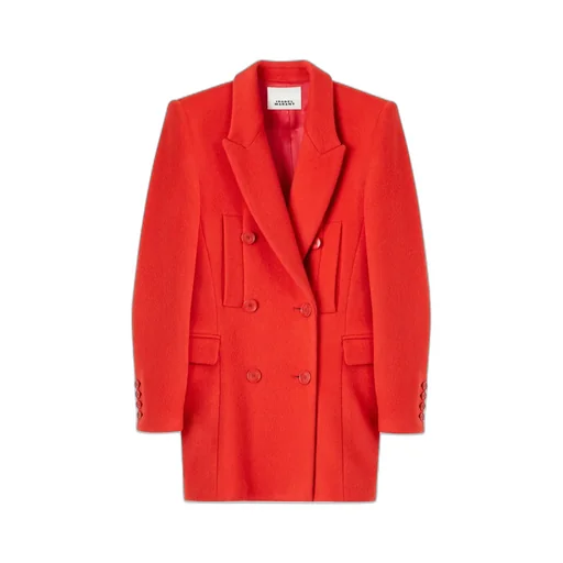 Lileya Double Breasted Virgin Wool Coat