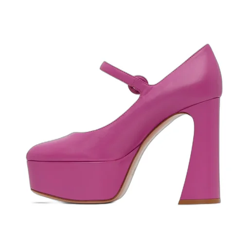 Buckle Thick Heels