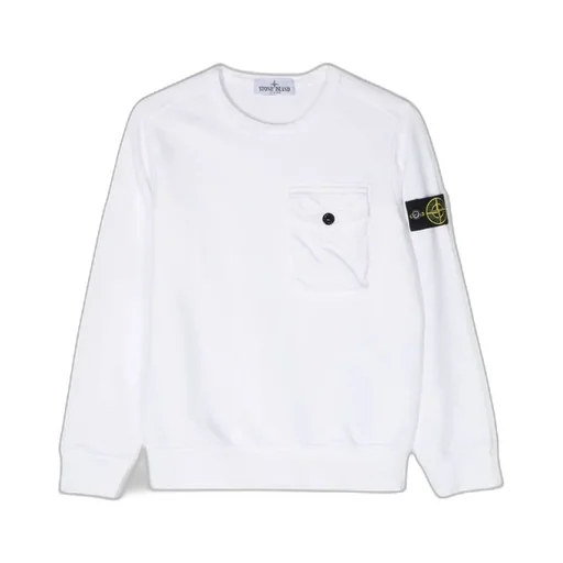 Chest-Pocket Cotton Sweatshirt