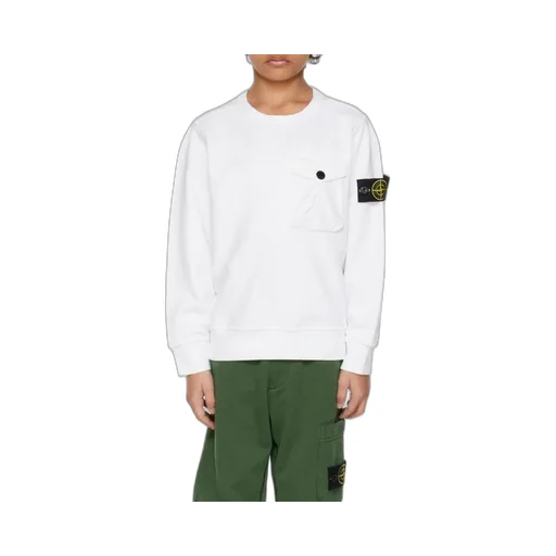 Chest-Pocket Cotton Sweatshirt