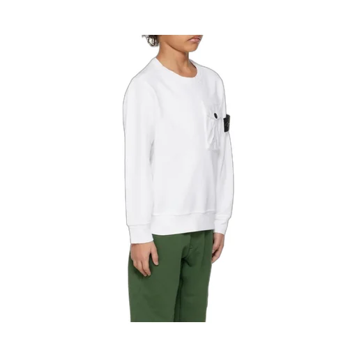 Chest-Pocket Cotton Sweatshirt
