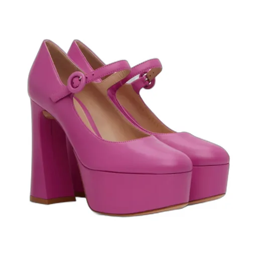 Buckle Thick Heels