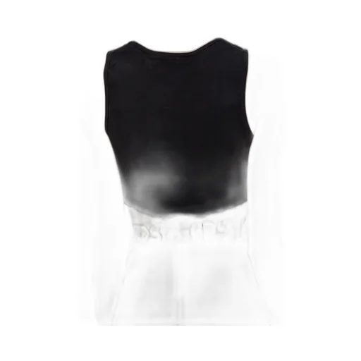 Graphic-Print Cropped Vest