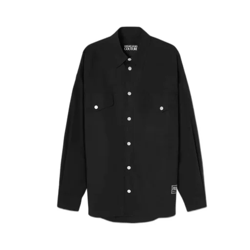 Single-Breasted Long-Sleeved Shirt