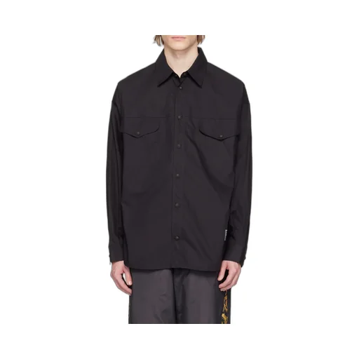 Single-Breasted Long-Sleeved Shirt
