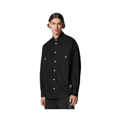 Single-Breasted Long-Sleeved Shirt
