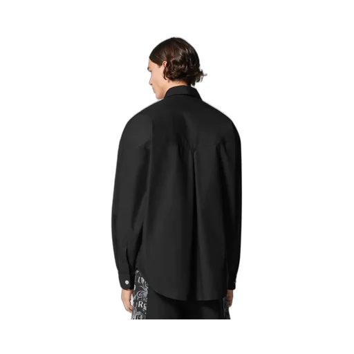 Single-Breasted Long-Sleeved Shirt
