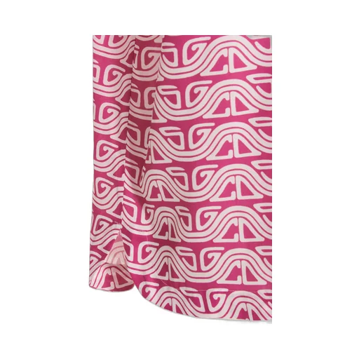 Gcds Waved Logo Printed Buttoned Shirt