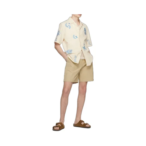 Elasticated-Waist Shorts