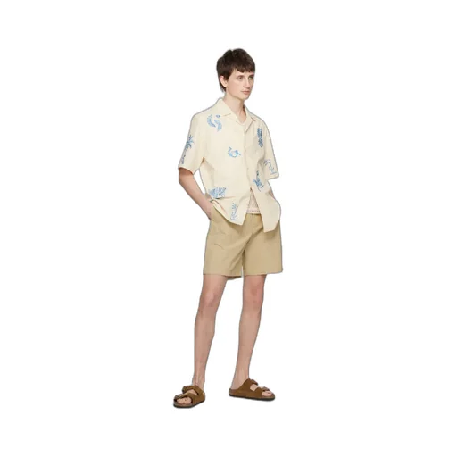 Elasticated-Waist Shorts