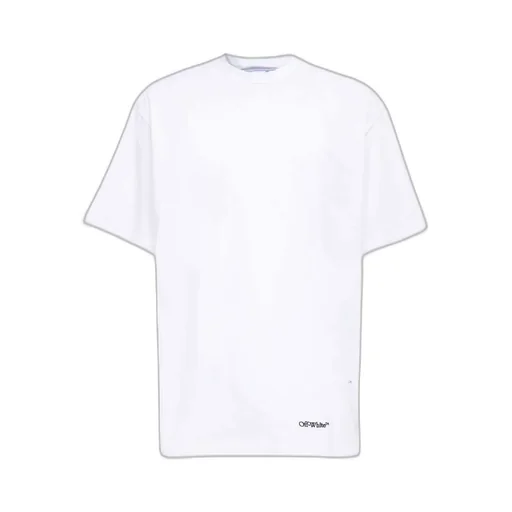 Off-White Scribble Diag Printed Crewneck T-Shirt