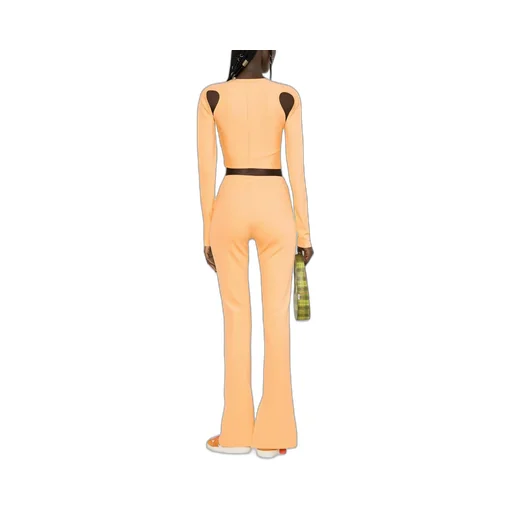 Off-White Sleek Logo Printed High Waist Leggings