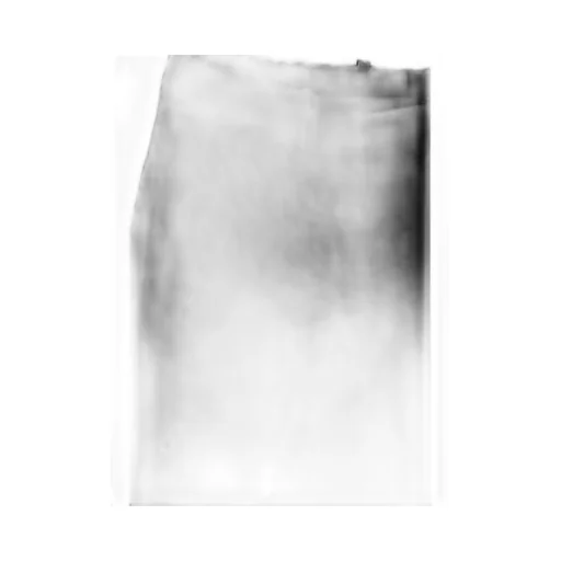 Off-White High Waist Straight Leg Trousers