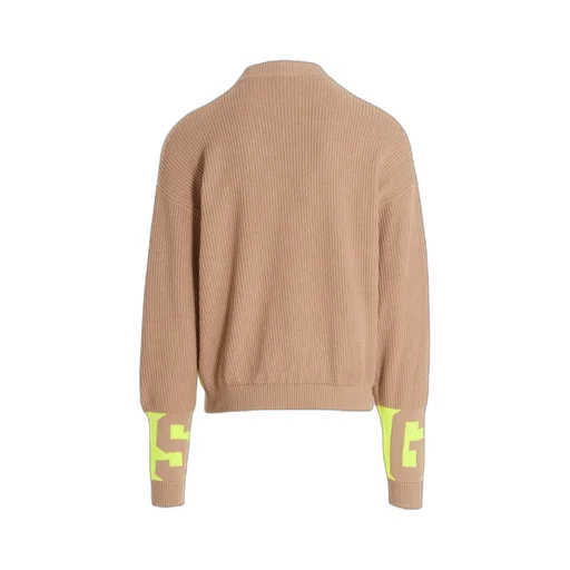 Gcds Logo Intarsia Low Band Sweater