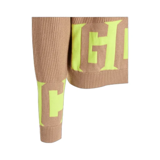Gcds Logo Intarsia Low Band Sweater