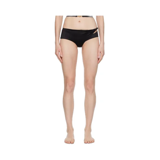 Versace High-Waist Curved Bikini Buttoms