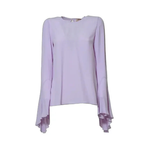 Logo Long-Sleeved Blouse