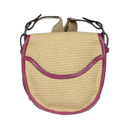 Botsy Small Satchel Raffia Bag