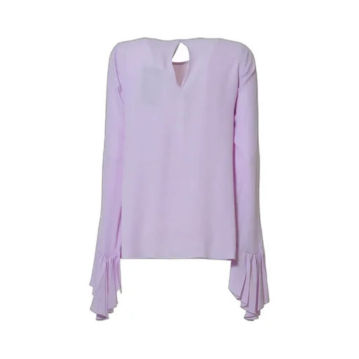 Logo Long-Sleeved Blouse