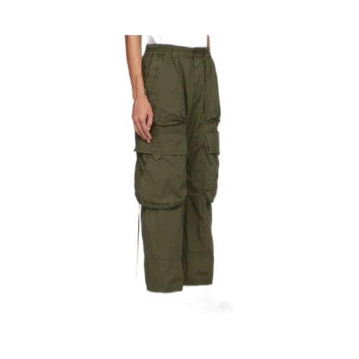 Embossed-Logo Cargo Trousers