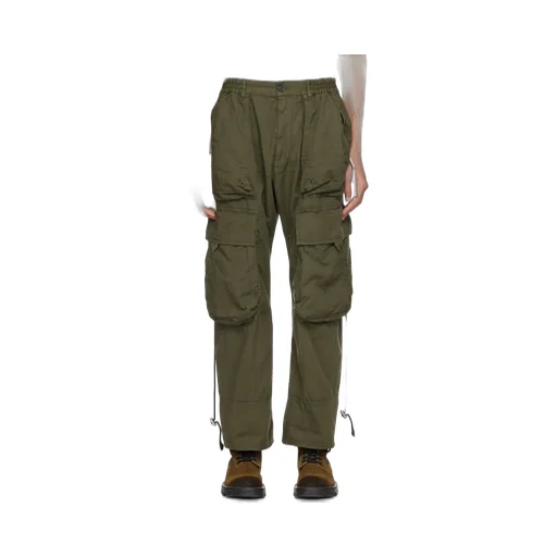 Embossed-Logo Cargo Trousers